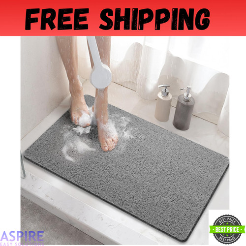 Soft textured shower mat non - soft,