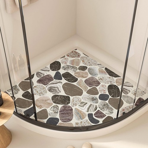 Anti slip corner shower mat - anti,