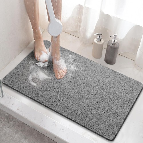 Soft textured shower mat non - soft,