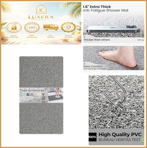 Shower mat non slip extra - shower,