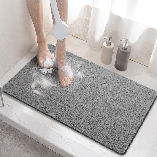 Soft textured shower mat non - soft,