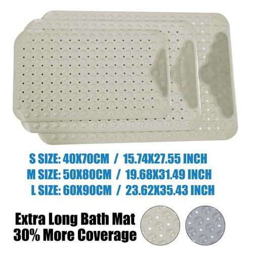Non slip bathtub - mats, suction