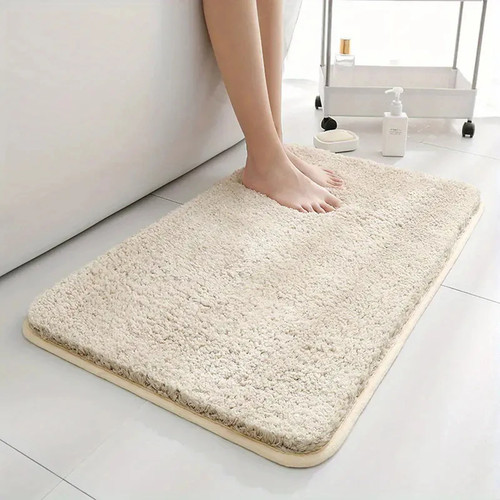 Soft textured shower mat non - textured,