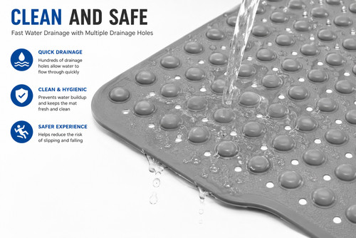 Extra grip shower - shower, bath