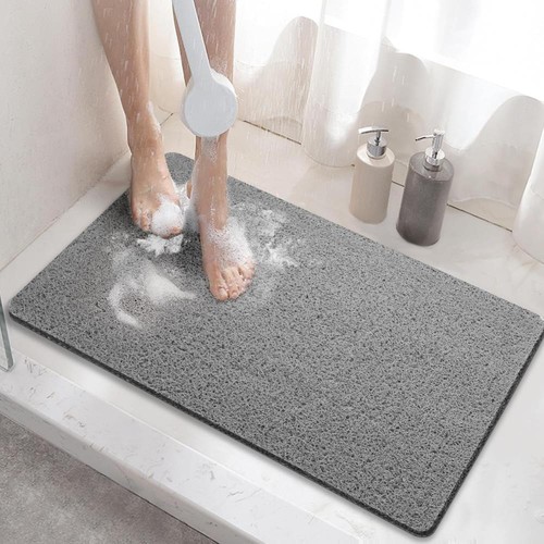 Soft textured shower mat non - textured,
