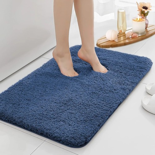 Soft textured shower mat - soft, non