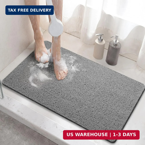 Soft textured shower mat - soft, mat,
