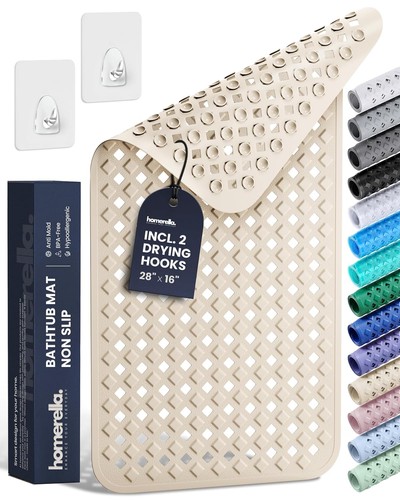 28x16 non slip bathtub mat - non,