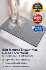 Soft Textured Shower Mat, Non