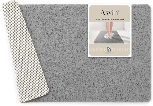 Soft textured shower mat - soft,