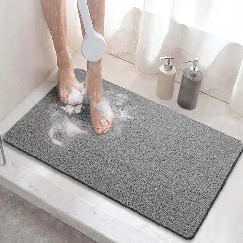Soft textured shower mat - soft, mat,