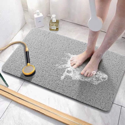 Soft textured shower mat non - soft,