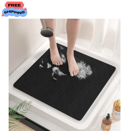 21x21 non slip pvc shower - pvc, mat